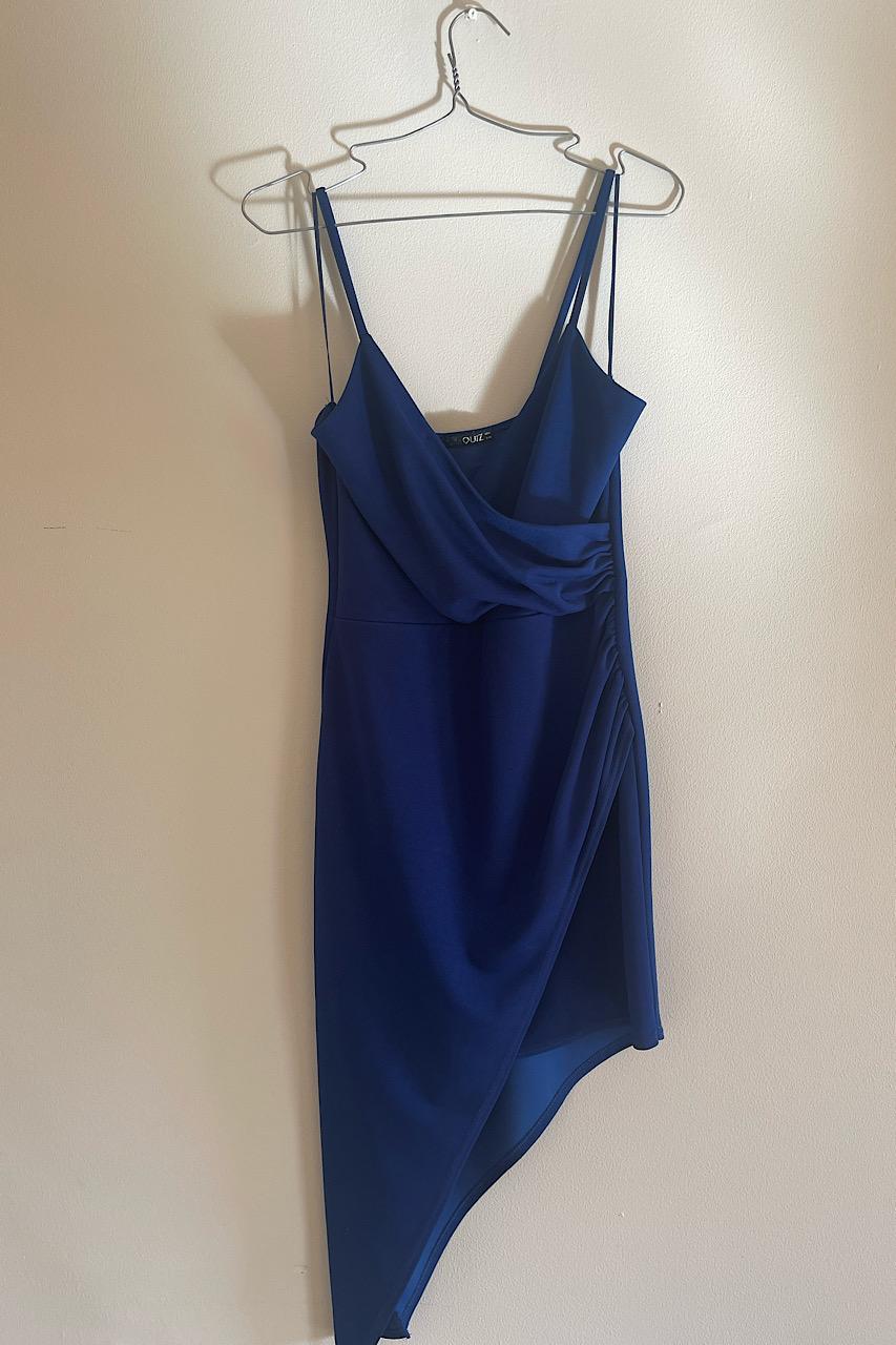 Quiz bright blue dress - Excellent M