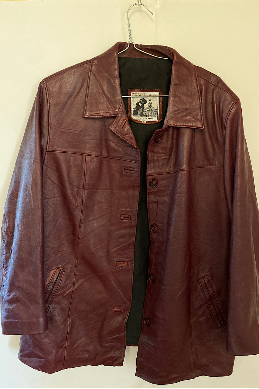 Genuine on sale Leather Jacket from JR Leather in Madrid Spain