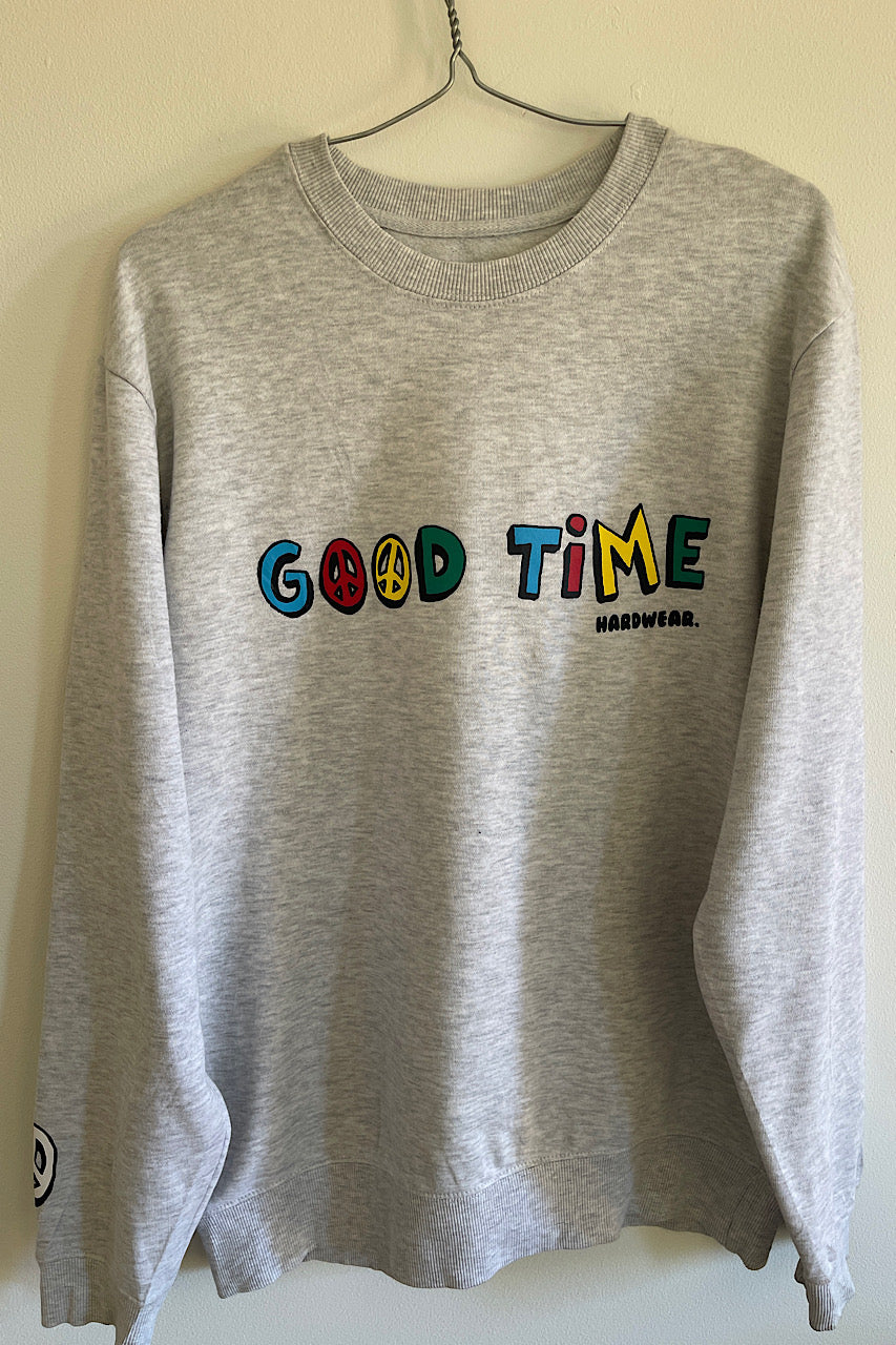 Good time grey sweatshirt - Excellent L