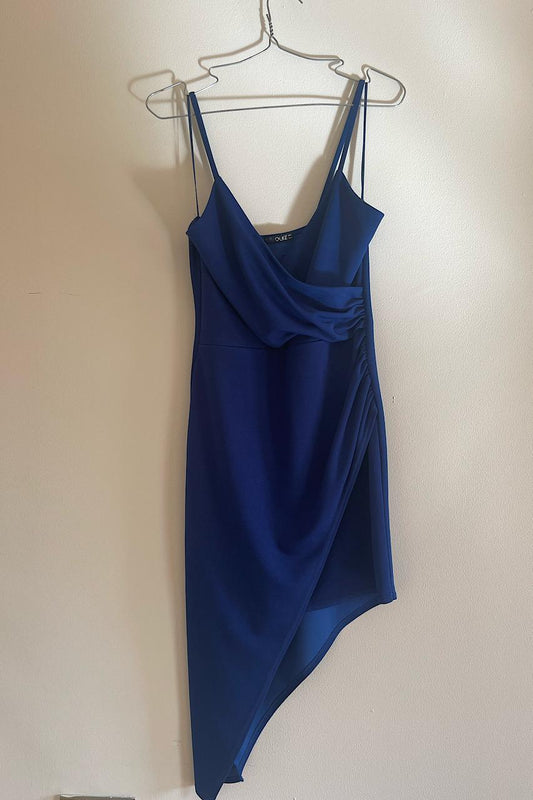 Quiz bright blue dress - Excellent M