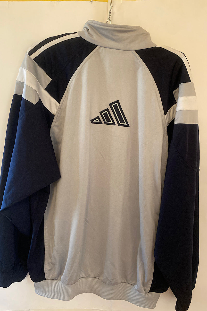 Adidas retro jacket white grey - Excellent XL