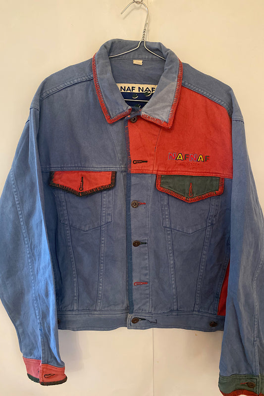 Vintage Southwestern cropped denim jacket - Excellent L